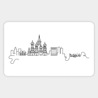 Russia City Signature Magnet